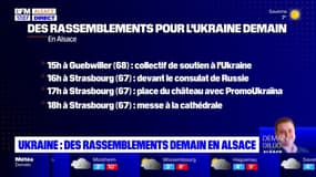 Ukraine: des rassemblement ce samedi en Alsace