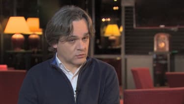 Riss, interviewé par la télévision CNN.