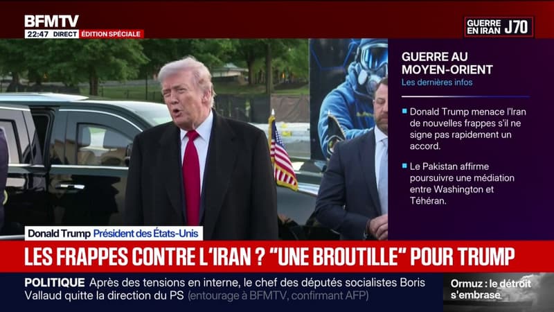 "Une broutille": Donald Trump s'exprime sur les frappes visant l'Iran dans le détroit d'Ormuz