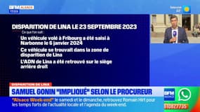 Disparition de Lina: le procureur indique que Samuel Gonin est "impliqué", son ADN et celle de la jeune fille retrouvé sur des cordes