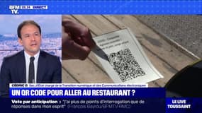 Le secrétaire d'État Cédric O "travaille" sur un projet de QR code pour aller au restaurant