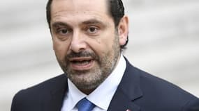 L'ancien premier ministre Saad Hariri, en visite à Paris