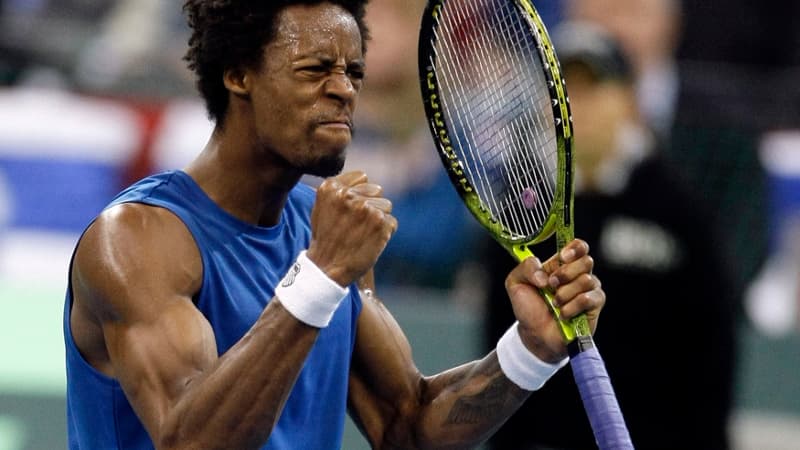Gaël Monfils peut exulter, son adversaire l'a mis sur de bons rails