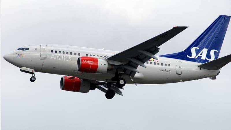 Un avion de la compagnie SAS