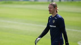 Matvey Safonov avec la sélection russe