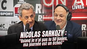 Nicolas Sarkozy : "Je lis 50 pages par jour"