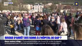 Gap: entre 150 et 200 personnes mobilisées devant l'hôpital en raison d'une grave crise interne