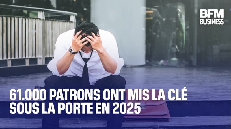 61.000 patrons ont mis la clé sous la porte en 2025