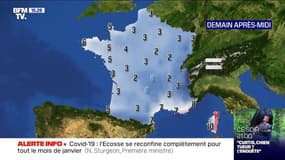La météo pour ce mardi 5 janvier 2021