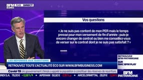 Les questions : PER, peut-on changer de contrat ? - 02/11