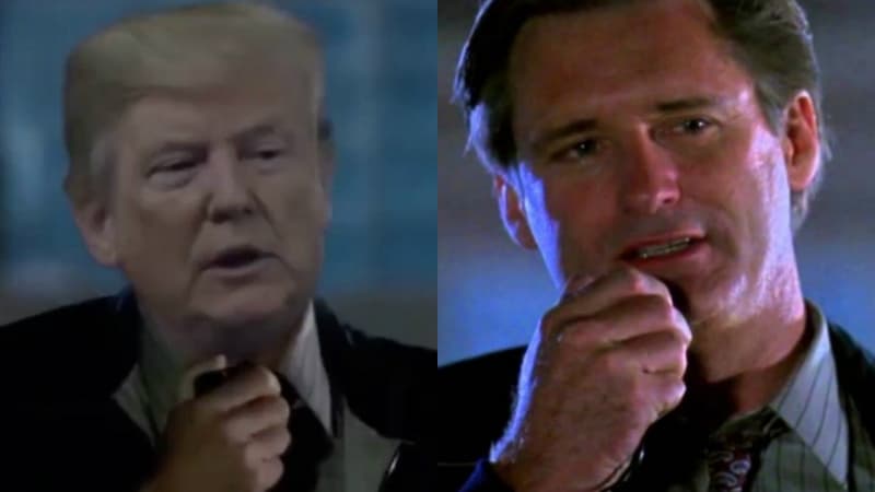 Donald Trump a détourné une célèbre scène d'Independence Day. Une des stars du film, Bill Pullman (à droite), s'insurge.