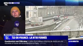 La N118, en Île-de-France, sera fermée à cause des chutes de neige à venir