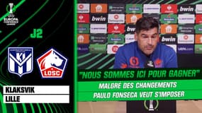 Klaksvik - Lille : "Nous sommes ici pour gagner" malgré des changements Paulo Fonseca veut s'imposer