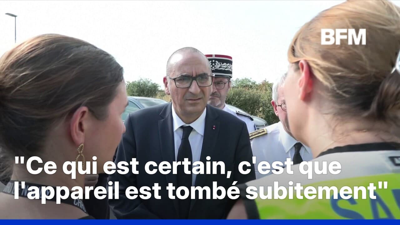 Crash d'avion près de Nancy: "L'appareil s'est écrasé à 300m de la piste", déclare Laurent Nuñez