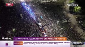 Les Argentins accueillis dans une ambiance de folie