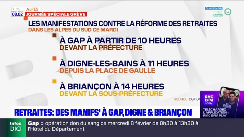 Grève du 31 janvier: plusieurs mobilisations dans les Alpes-du-Sud