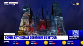 Rouen: cathédrale de lumière de retour