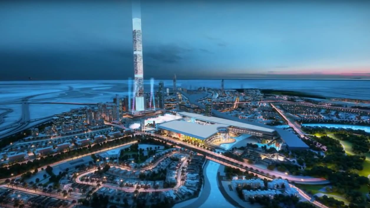 Simulation du projet Meydan One, dont la plus haute tour "résidentielle" au monde, culminant à 711 mètres. Simulation du projet Meydan One, dont la plus haute tour "résidentielle" au monde, culminant à 711 mètres.