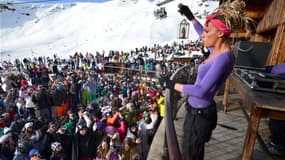 L'établissement de montagne La Folice douce à Val Thorens, le 28 février 2013
