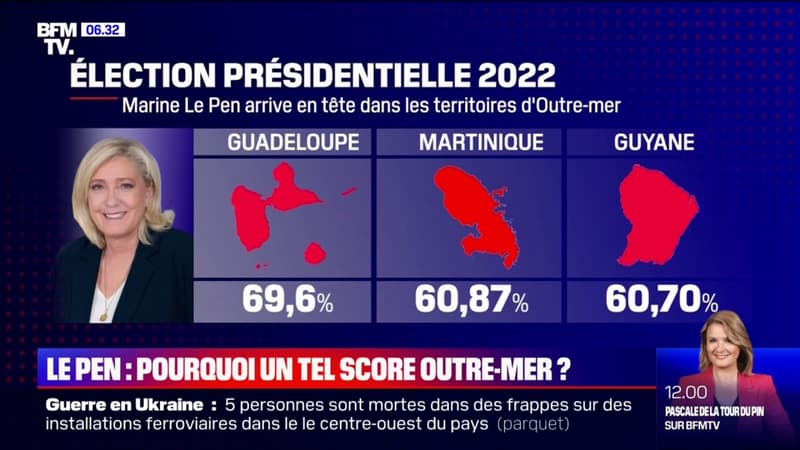 Présidentielle: comment expliquer les bons scores de Marine Le Pen en Outre-mer au second tour ?