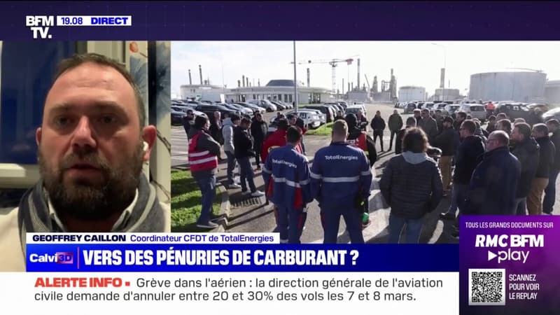 Geoffrey Caillon, coordinateur CFDT de TotalÉnergies, sur la grève du 7 mars: 