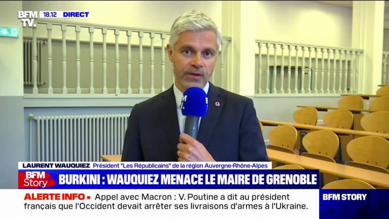 Burkini: Laurent Wauquiez accuse Éric Piolle de 