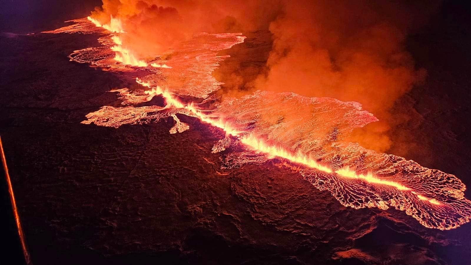 Nouvelle éruption volcanique en Islande, le 18 décembre 2023