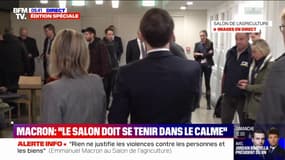 Emmanuel Macron: "Je n'ai jamais légitimé les violences contre les personnes et les biens"