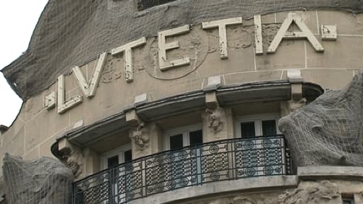 La façade du palace parisien Lutetia, la semaine dernière.