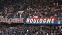 La banderole déployée par les Boulogne Boys condamne le PSG à ne pas participer à la Coupe de la Ligue la saison prochaine