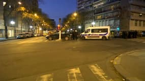 Une intervention de police est en cours dans le 15e arrondissement de Paris, ce vendredi 10 février 2023 