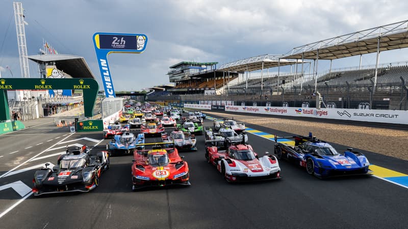 L'ensemble des voitures qui s'élanceront pour la 92e édition des 24 heures du Mans
