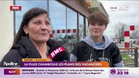 La pluie chamboule les plans des vacanciers