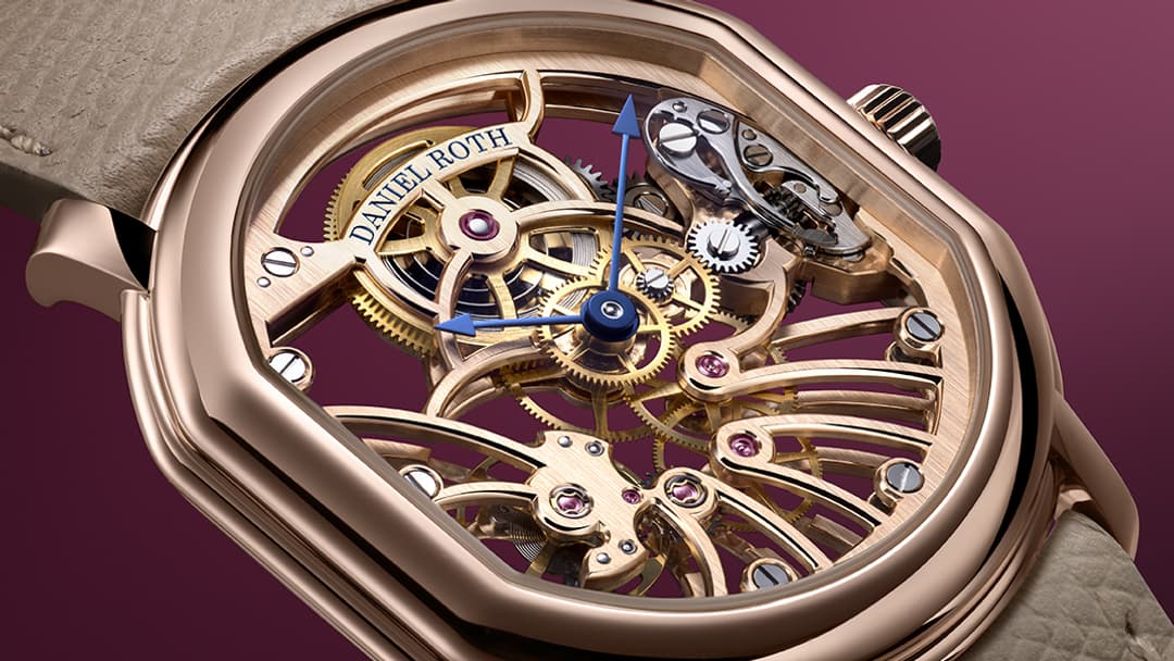 Extra Plat Rose Gold Skeleton, Daniel Roth 