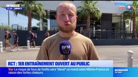 Premier entraînement du RCT ouvert au public