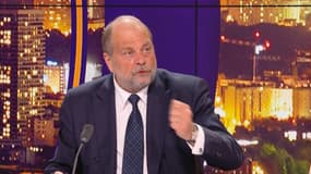 Le ministre de la Justice Éric Dupond-Moretti le 4 mai 2023 sur BFMTV.