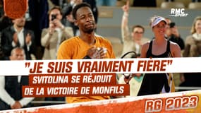 Roland-Garros : "Je suis vraiment fière", Svitolina se réjouit de la victoire de Monfils