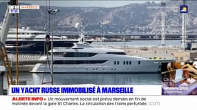 Un yacht russe immobilisé à Marseille