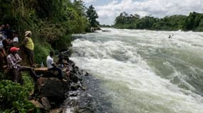 Les courants rapides du Nil, en Ouganda, le 25 janvier dernier. (Photo d'illustration) 