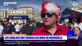 Coupe du monde de rubgy: après leur victoire au Vélodrome, les Anglais ont fait la fête dans les rues de Marseille