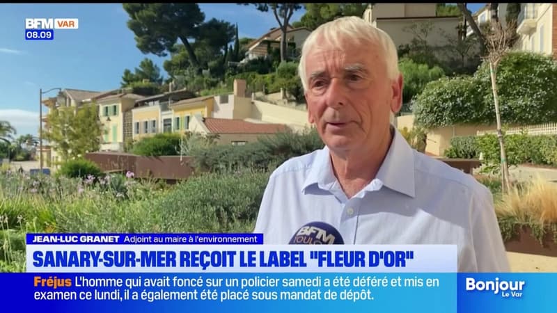 Var: la ville de Sanary-sur-Mer récompensée par le label Fleur d'Or