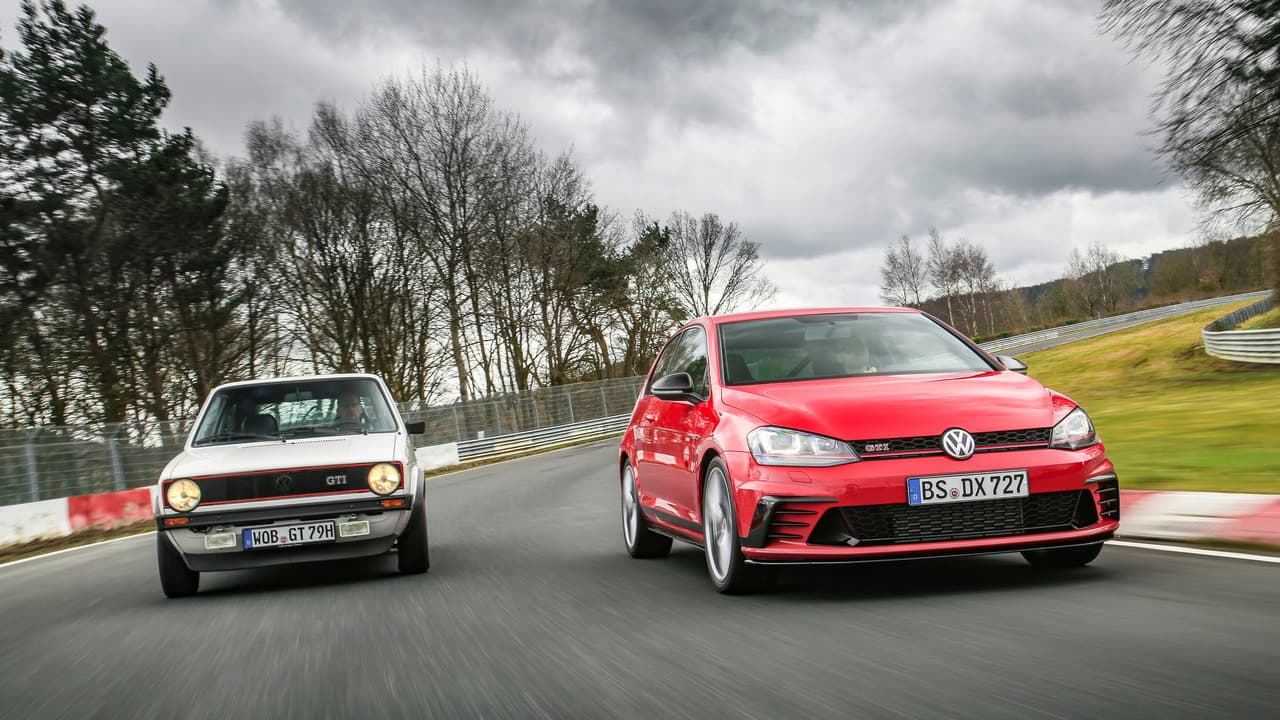 La première et la toute dernière GTI ont été réunies sur le Nürburgring pour l'occasion.
