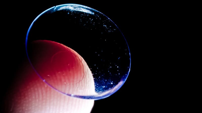 Une lentille de contact - Image d'illustration