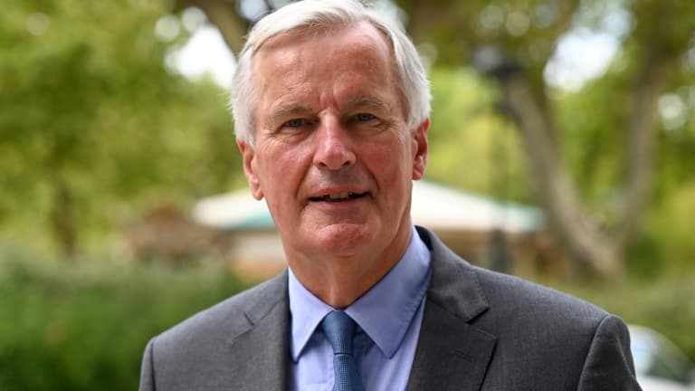Michel Barnier (LR) le 9 septembre 2021 à Nîmes