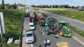 Un blocage d'agriculteurs du Nord le 19 mai 2025