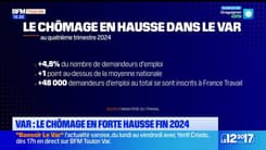Var: le chômage en forte hausse dans le département, +4,8% fin 2024