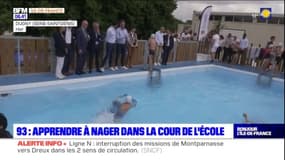 Seine-Saint-Denis: des piscines éphémères en pleine cour d'école