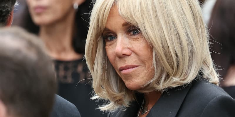 La Première dame Brigitte Macron à Paris le 17 juillet 2025