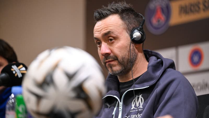 PSG-OM: "Livrer un match d'une férocité absolue", l'appel de Zerbi pour remobiliser ses joueurs "vidés" contre Nantes