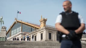 Marseille, la gare Saint Charles. 